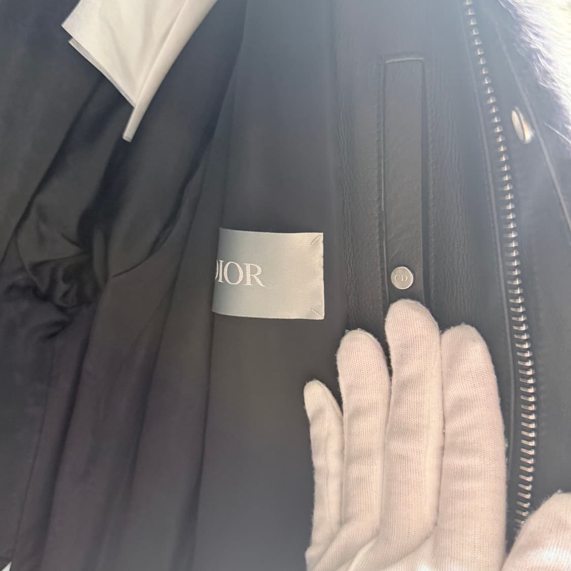 (A+/48) / 디올 남성 밍크 코트 그레이 상품이미지9
