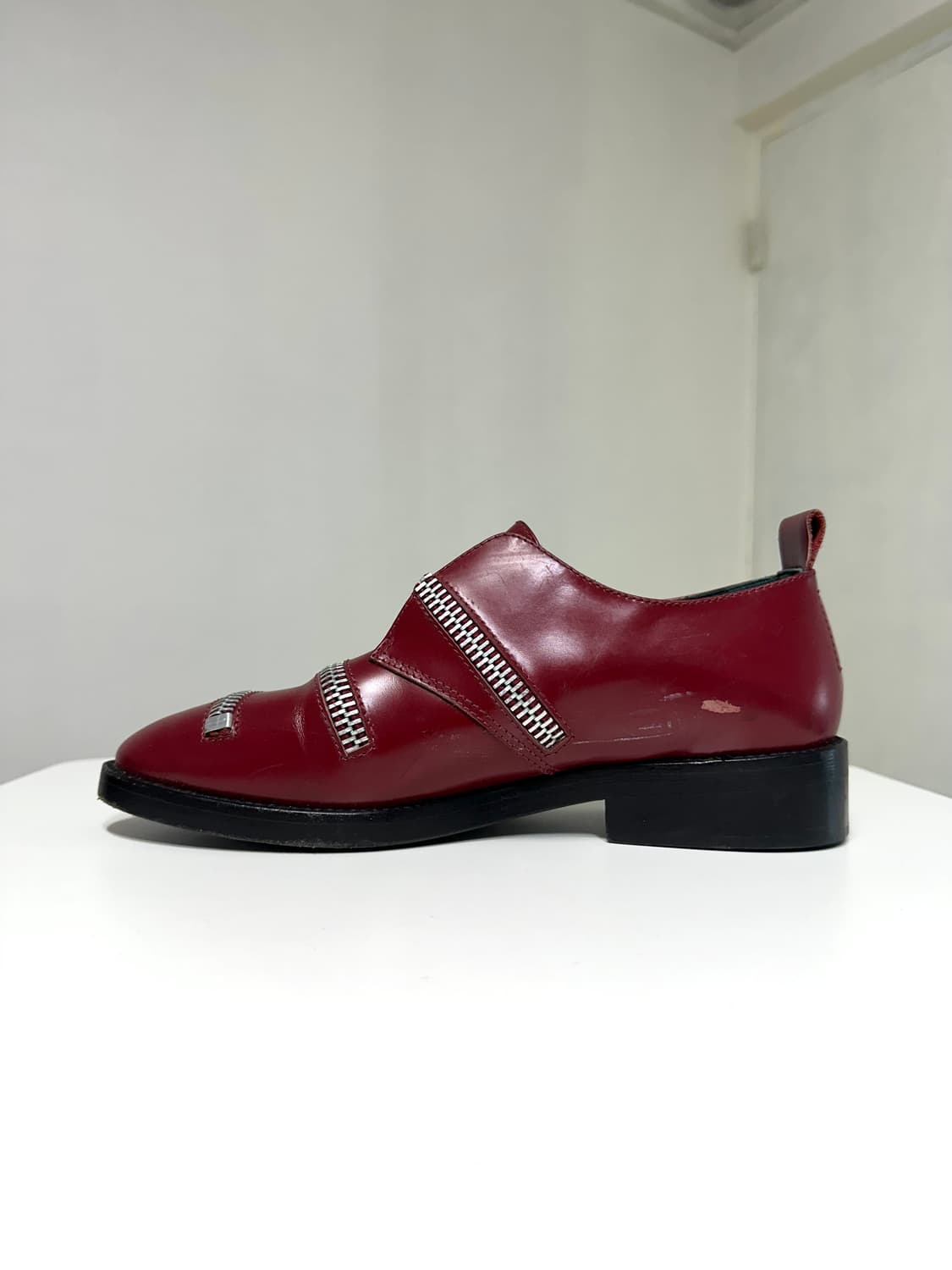 골든 구스 가죽 지퍼 구두 상품이미지5