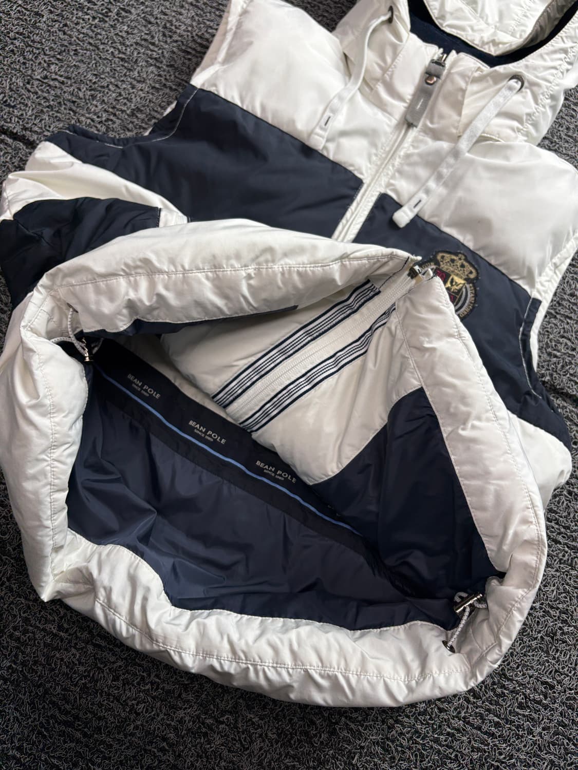 빈폴 아메카지 단가라 디테일 패디드 베스트 2356 상품이미지3