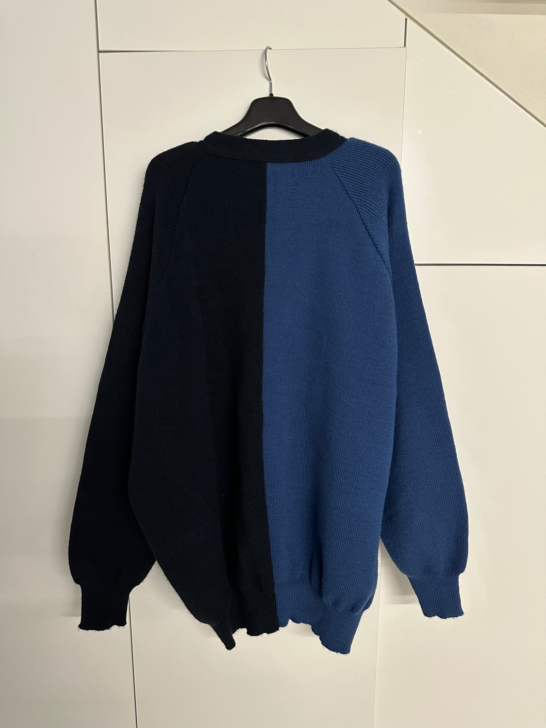 [XL] 꼼데가르송 셔츠라인 투톤가디건 상품이미지2