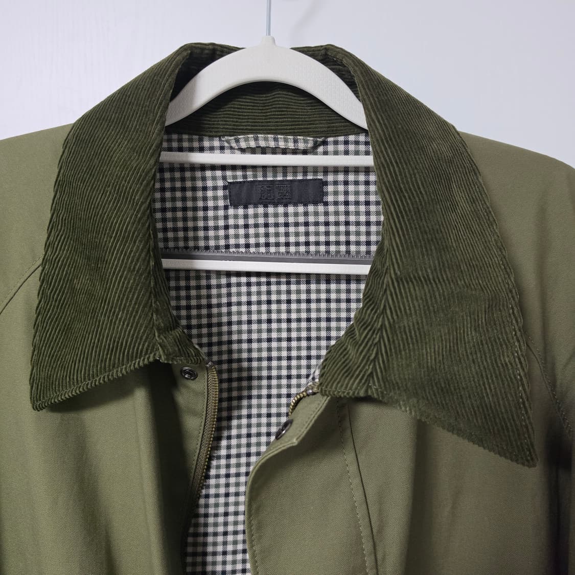 (XL)유니클로 유틸리티쇼트블루종(워크 자켓) 올리브 상품이미지4