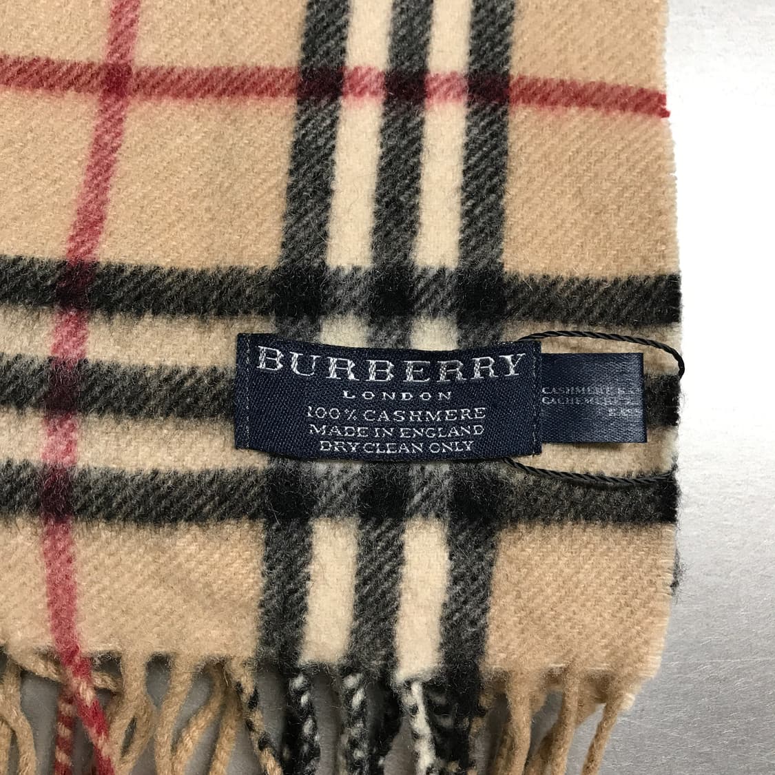 버버리 정품 캐시미어 머플러 베이지 상품이미지3