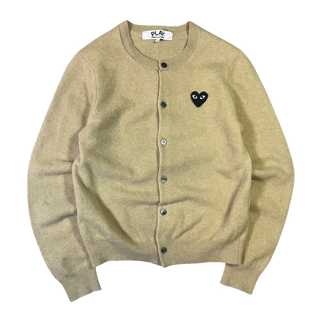 꼼데가르송 하트와펜 울 니트 가디건 상품이미지1