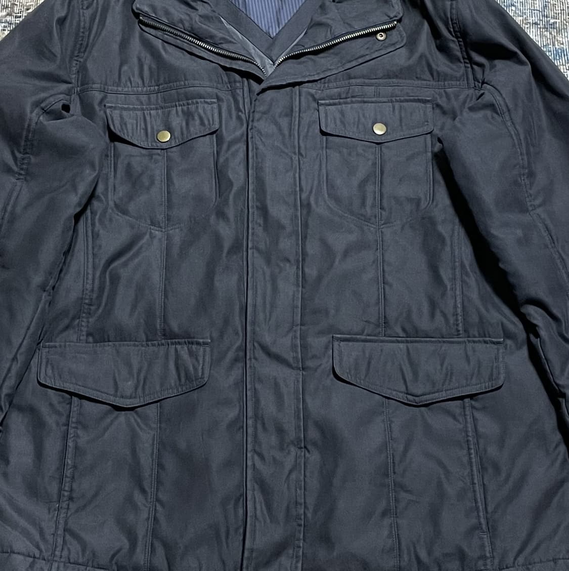 JPN 00s 일본 빈티지 y2k 간사이 야마모토 네이비 필드 자켓 야상 상품이미지6