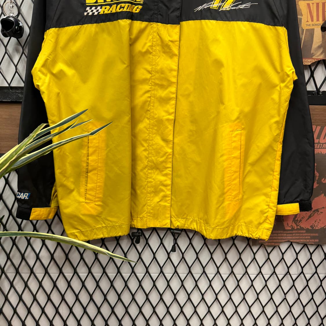 00s TEAM CALIBER X 나스카 DeWALT 바람막이 블랙 옐로 상품이미지4