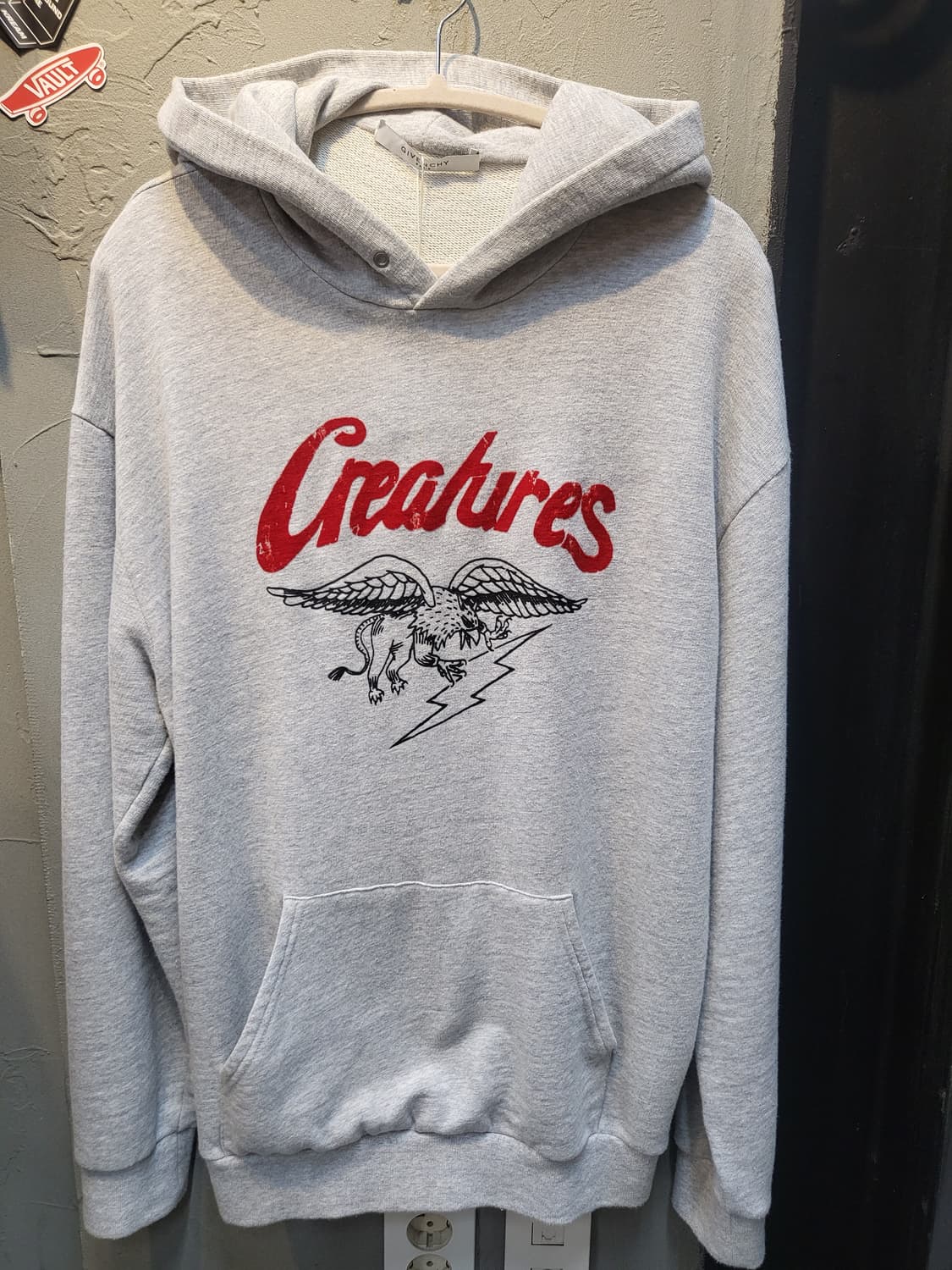 Givenchy Creatures 회색 후드티 XL 상품이미지1