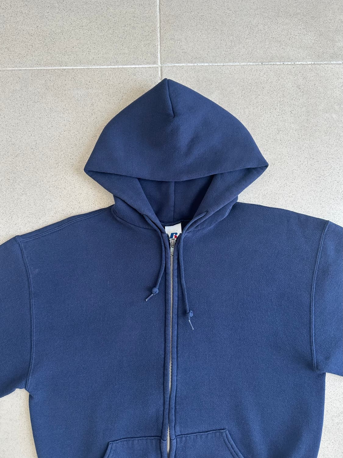 00s 빈티지 러셀 후드집업 네이비 M 상품이미지4