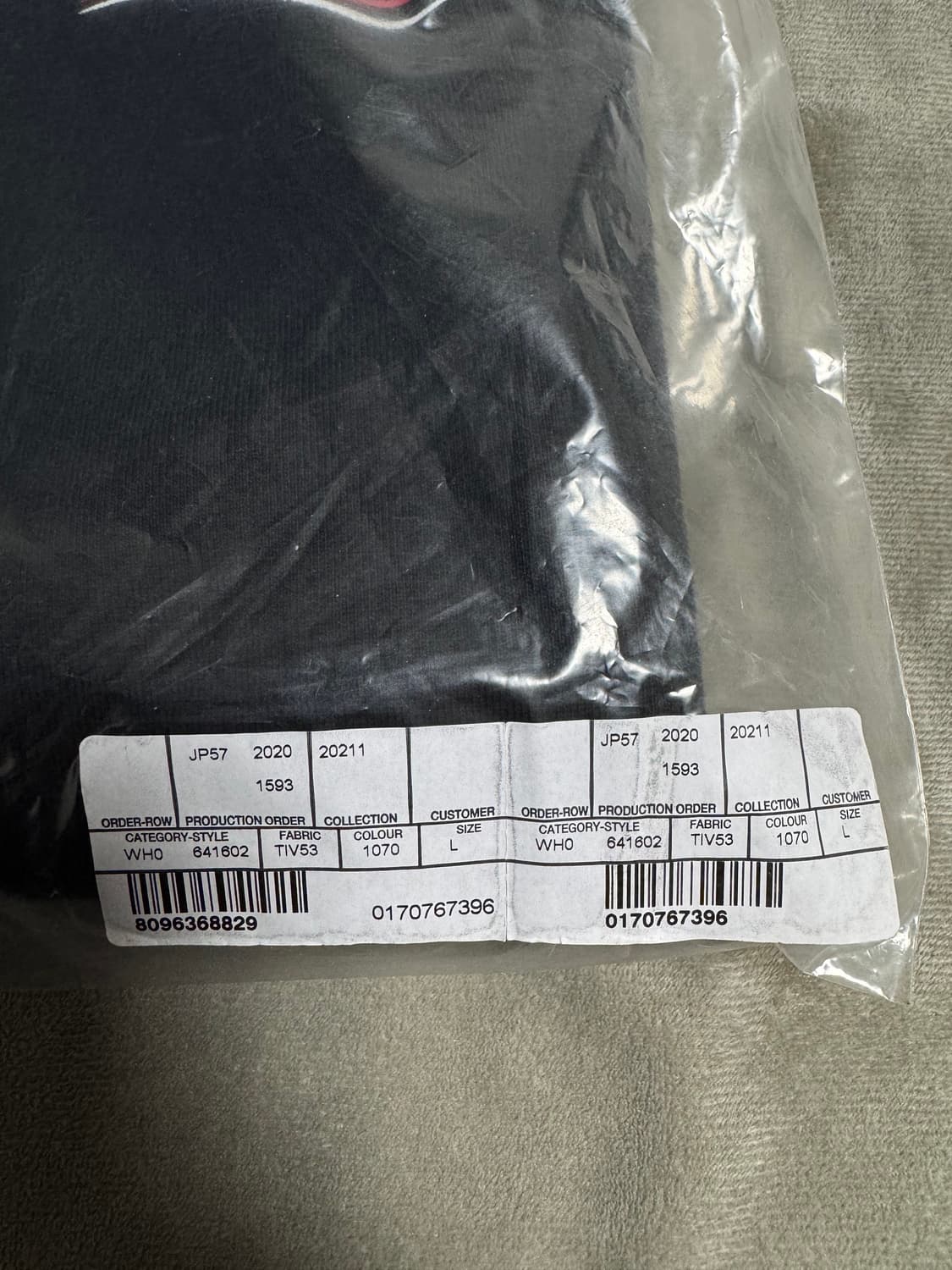 [L] 발렌시아가 폴리티컬 웨이브 로고 스웨트팬츠 블랙 상품이미지6