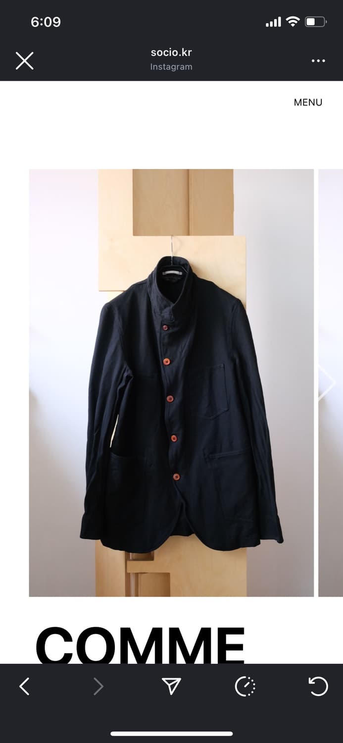 꼼데가르송 옴므 플러스 더블 포켓4 블레이저 상품이미지1