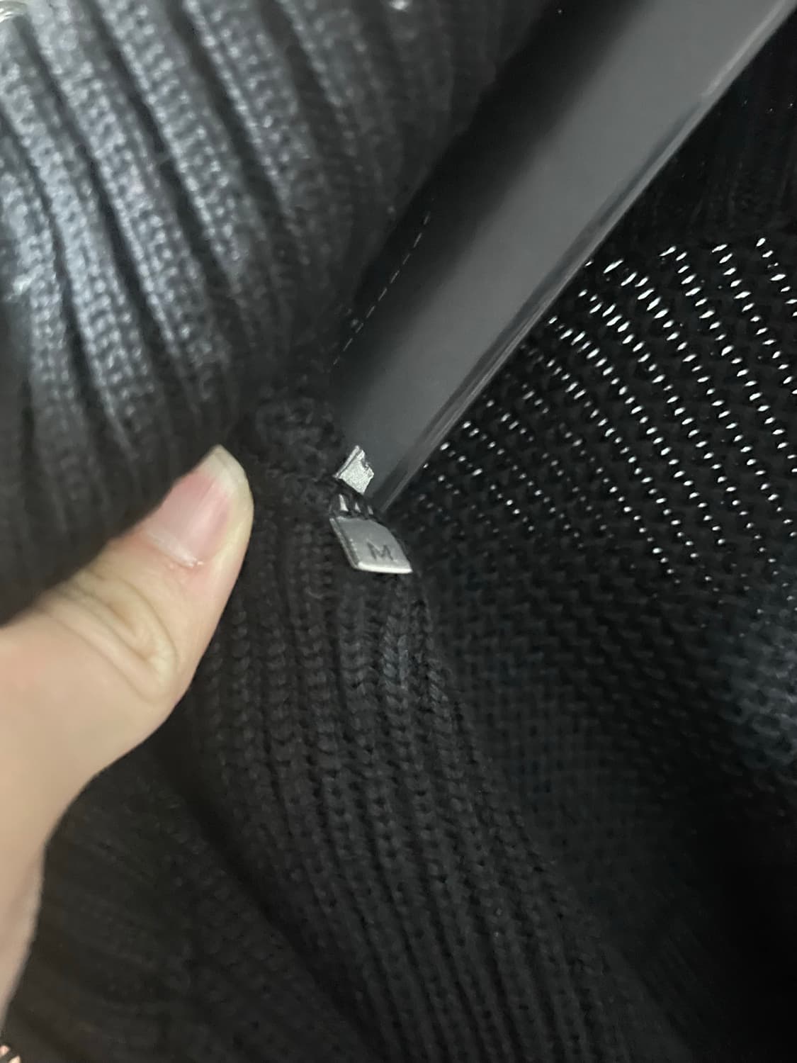 디올옴므/07FW 모터사이클 니트집업/M 상품이미지8