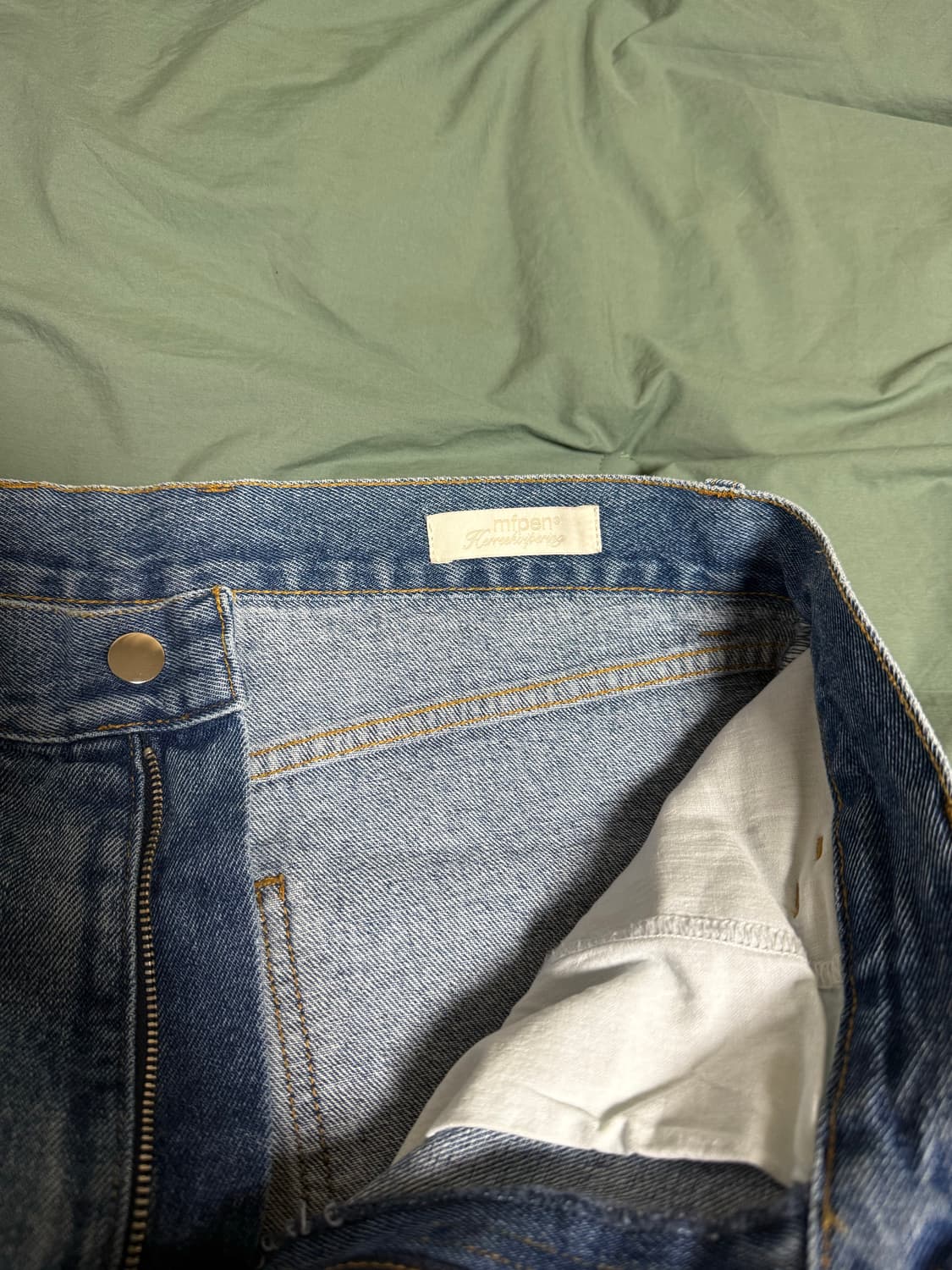 mfpen 레귤러진 라이트블루 M사이즈 상품이미지5