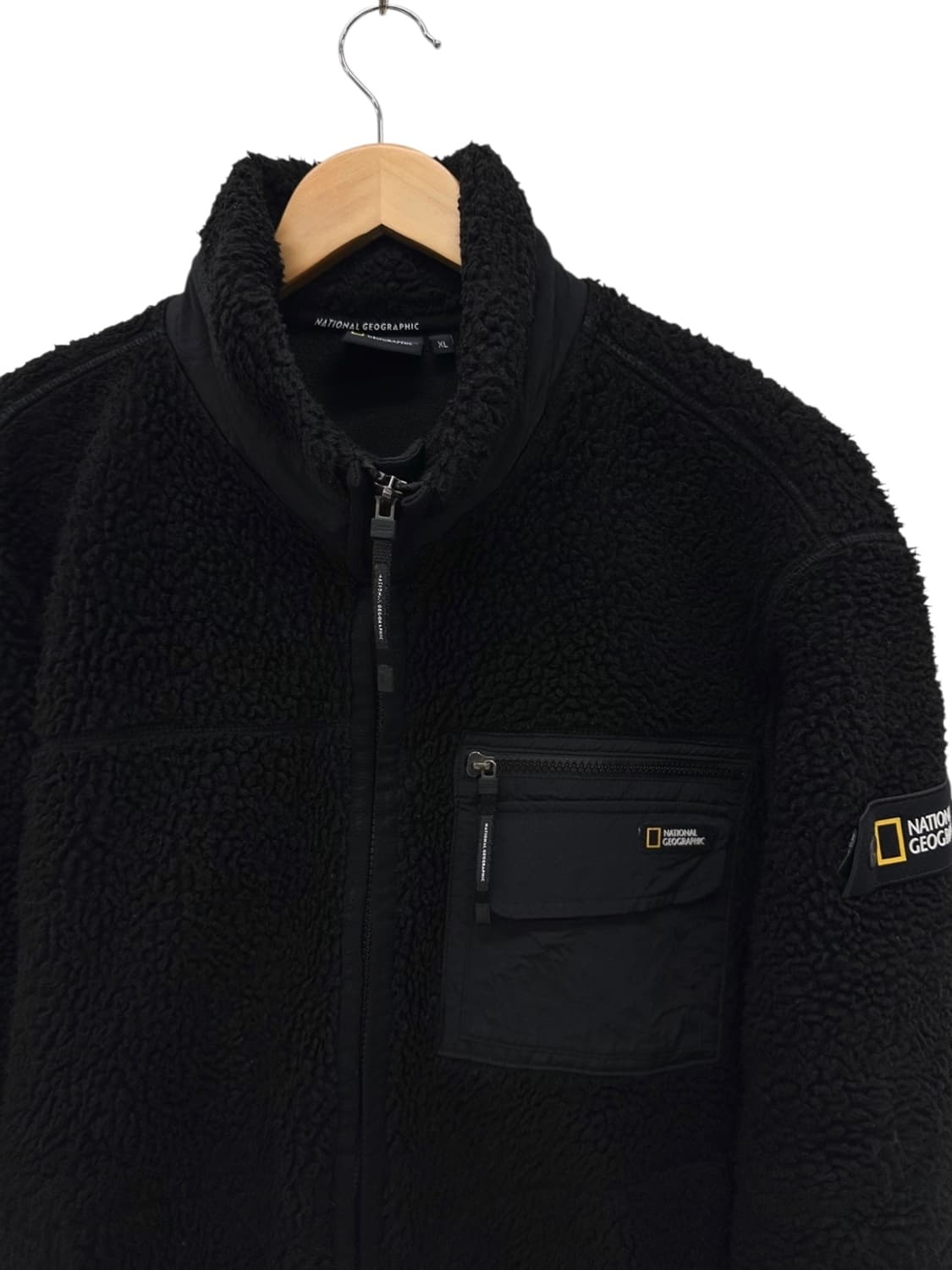 내셔널지오그래픽 플리스 블랙 (XL)  상품이미지2