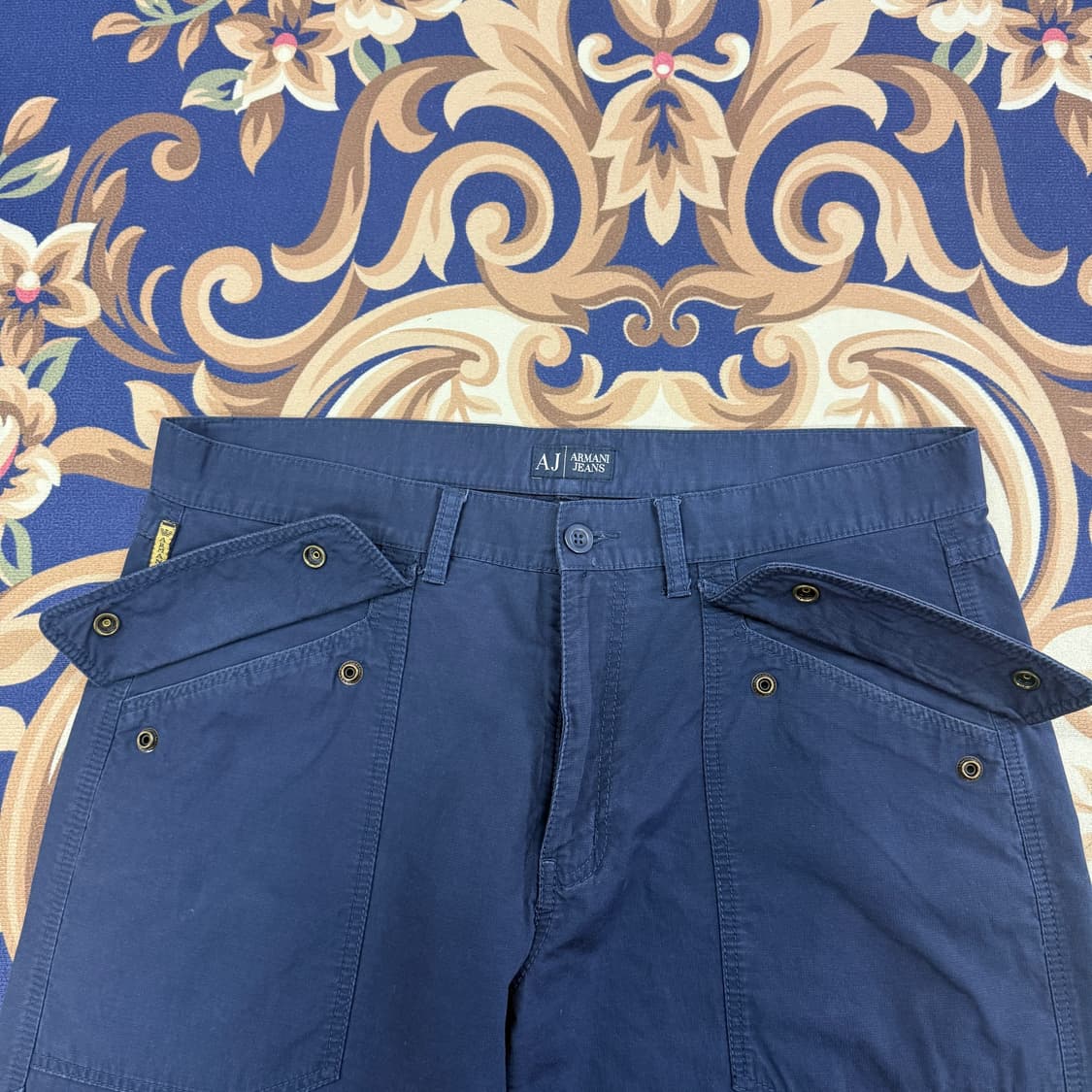 (36)아르마니 진스 Armani jeans 스냅 코튼팬츠(네이비) 상품이미지3