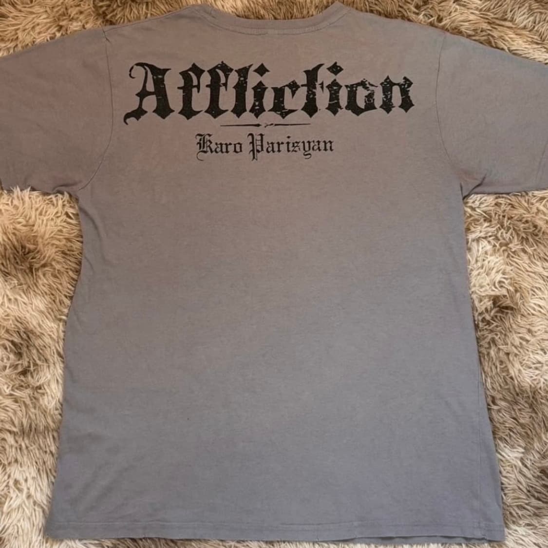 레어 Affliction 해골 y2k 그런지 티셔츠 데미지 가공 상품이미지2