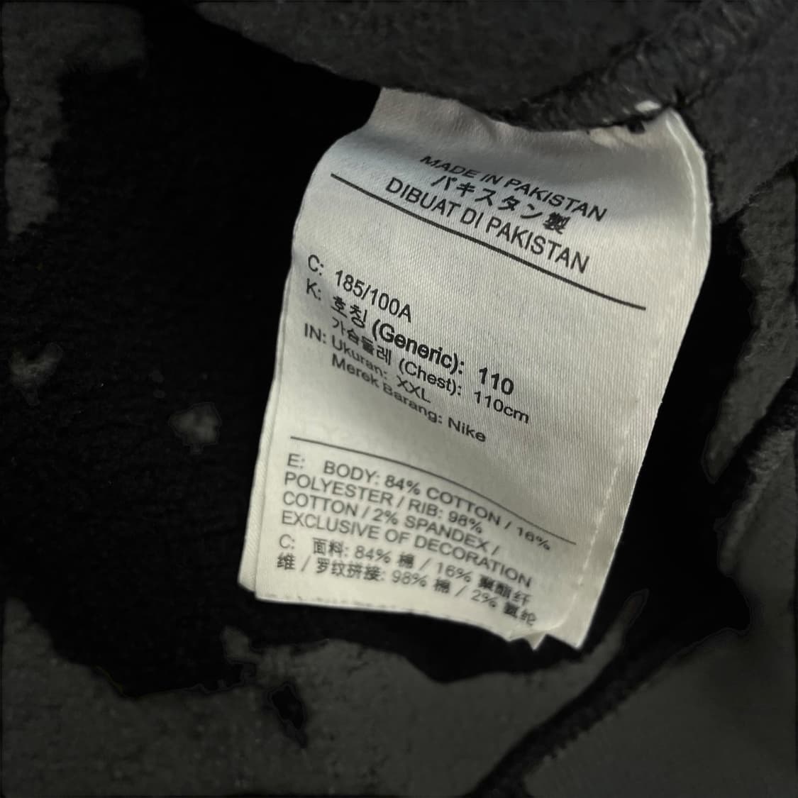 스투시 Stussy x 나이키 NRG 워시드 플리스 크루넥 맨투맨 상품이미지5