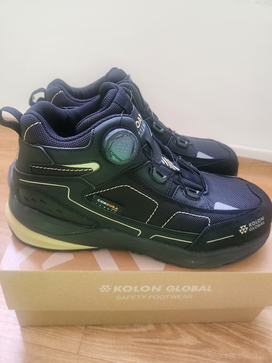 코오롱 KOAN 안전화 블랙 270mm 새상품(신형) 상품이미지4