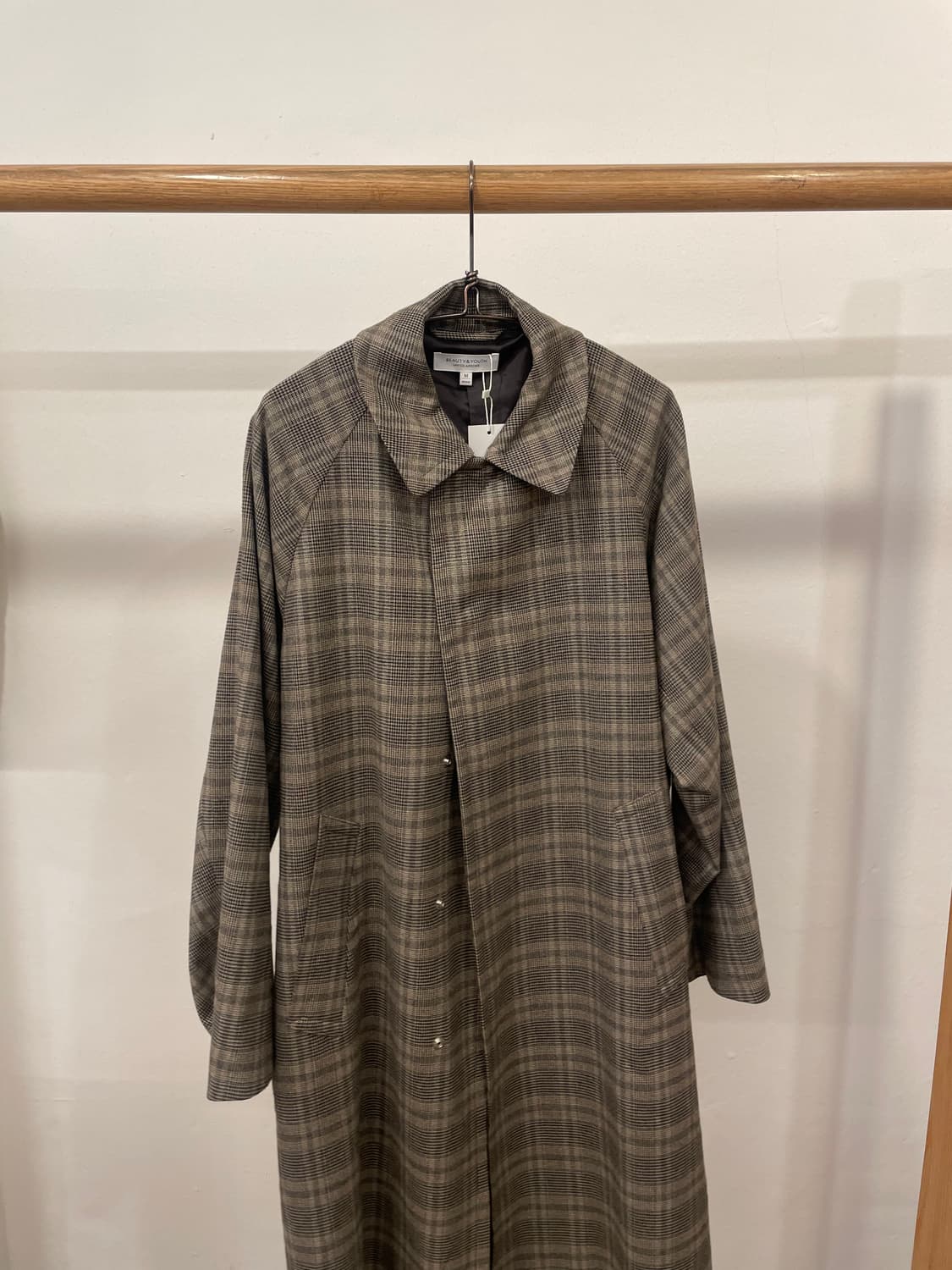 BEAUTY&YOUTH check coat 상품이미지1