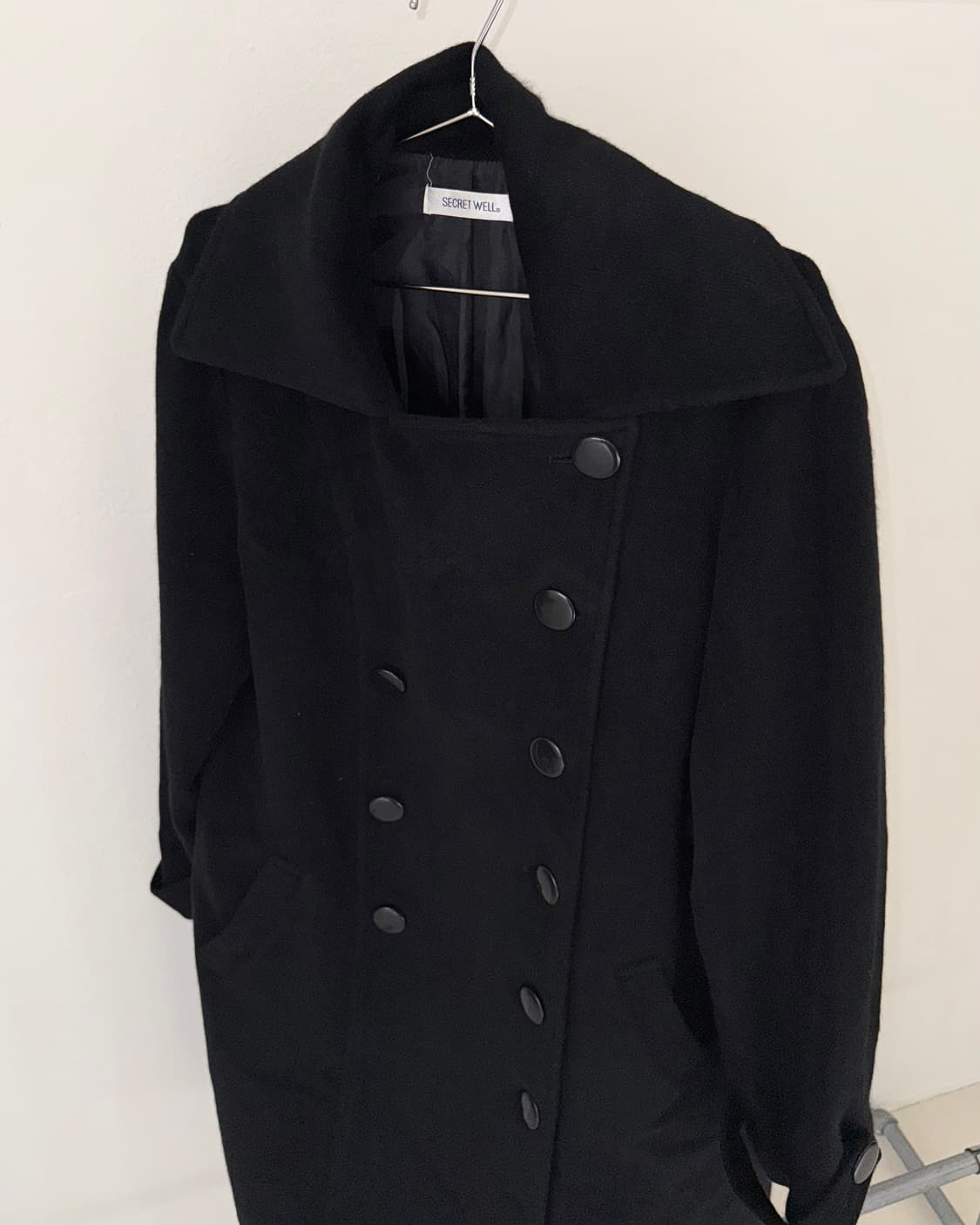 빈티지 앙고라 혼방 코트 상품이미지7