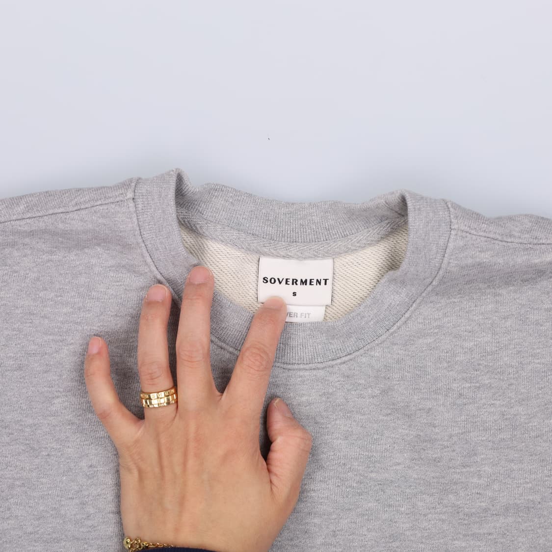 S 소버먼트 오버핏 맨투맨 0410H1 상품이미지3