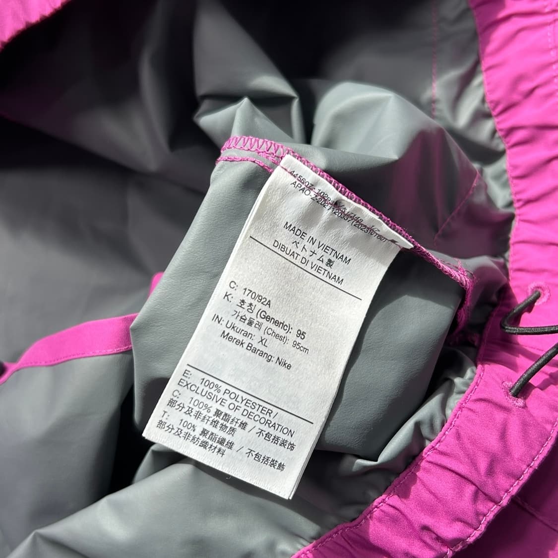 나이키 PACER 퍼플 스톰핏 바람막이 자켓  상품이미지8