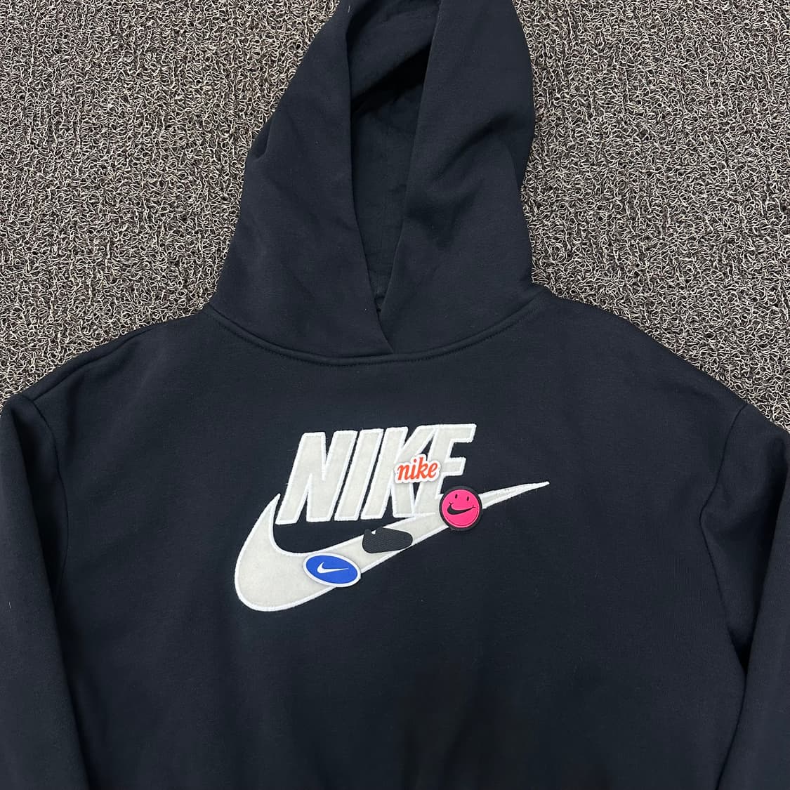 NIKE 나이키 여성 크롭 후드티 블랙 S 상품이미지2