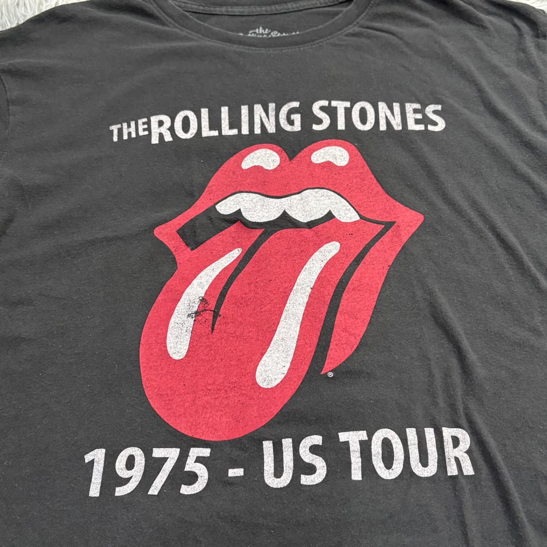 롤링스톤즈 1975 US Tour 티셔츠 faded 상품이미지2