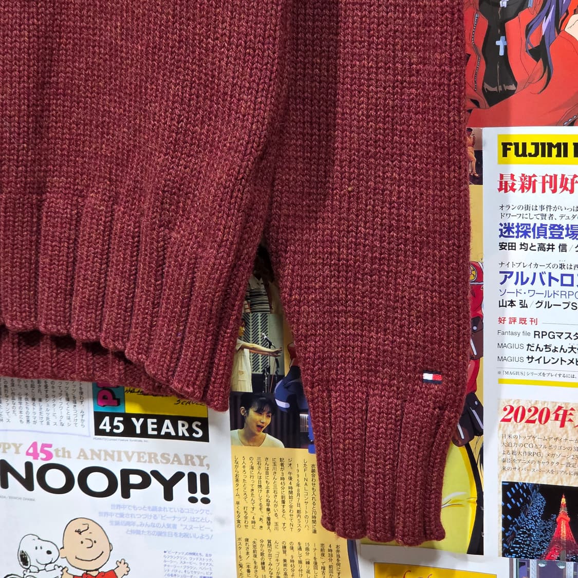 타미힐피거 노르딕 패턴 반집업 니트 상품이미지5