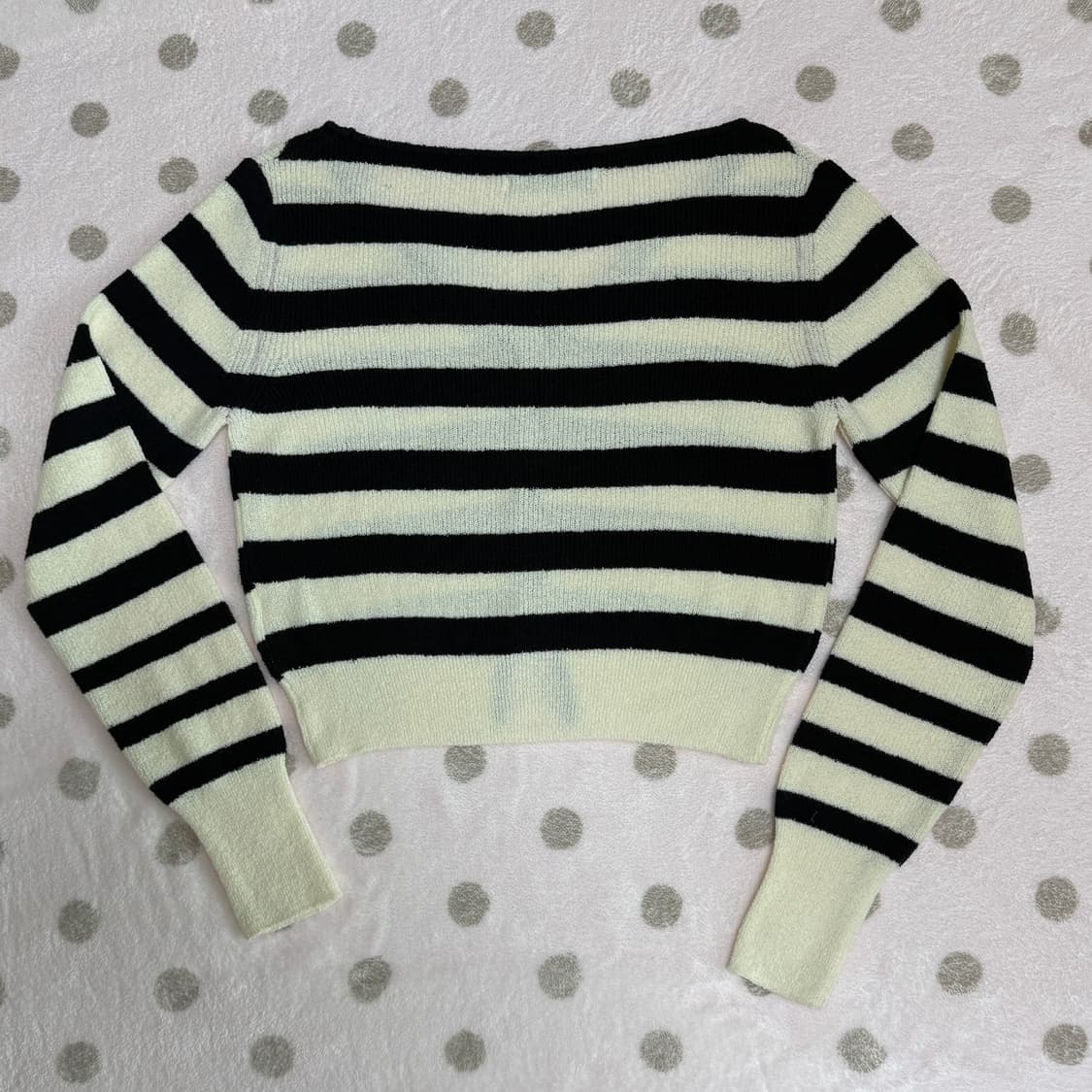 plamm 스트라이프 크롭가디건 상품이미지2