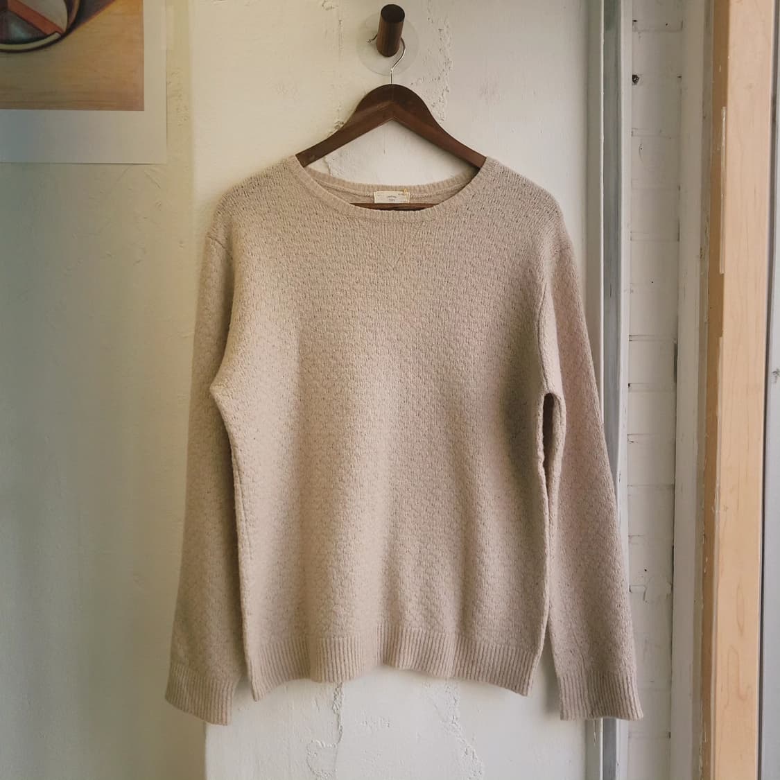 Ciaopanic 브이스티치 오트밀 니트 상품이미지1