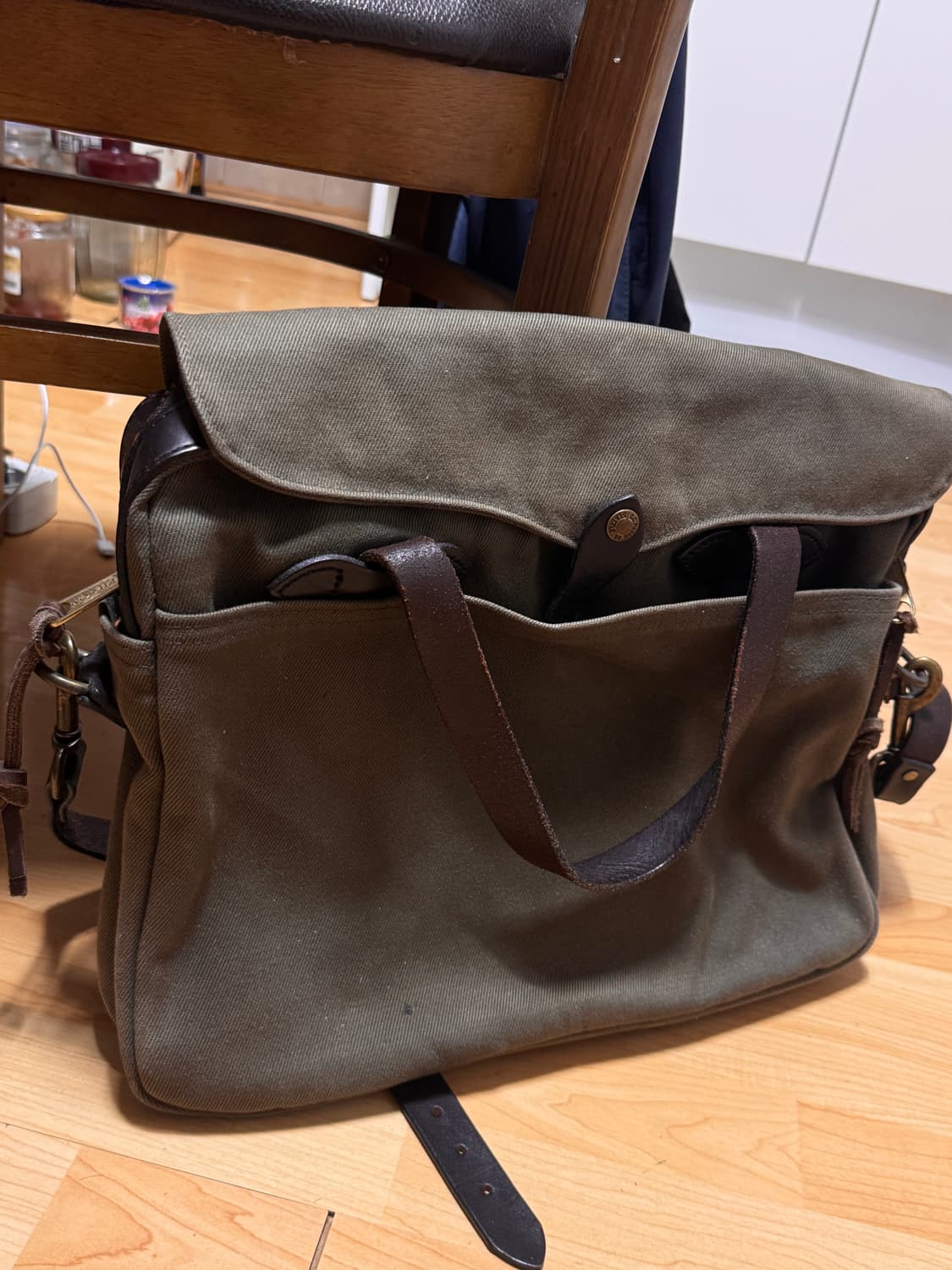 거의 새상품 필슨256, 서류가방, 필슨브리프케이스, filson 미국메 상품이미지3