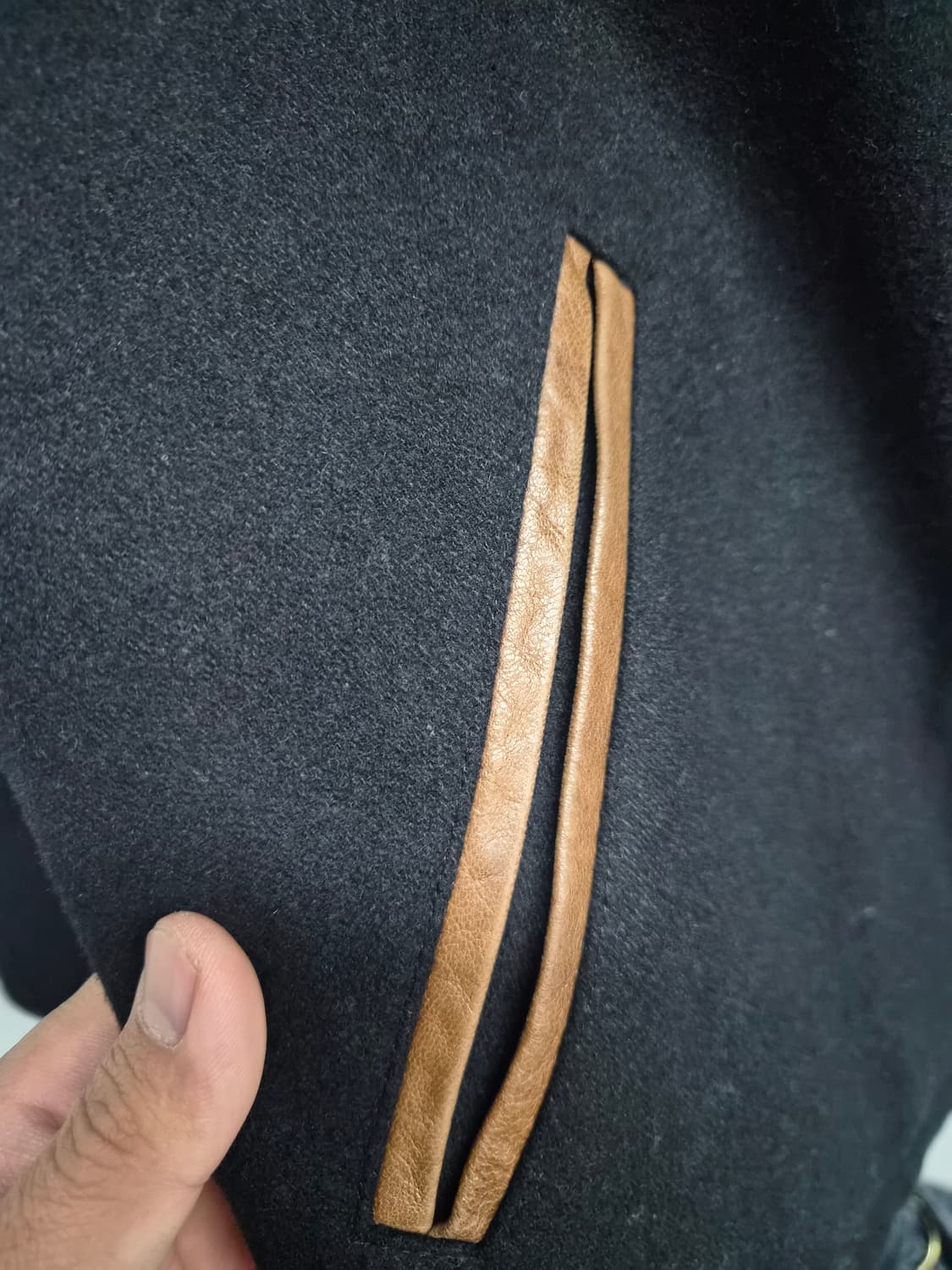 L) 램배스트 쉐리프 멜튼 바시티 자켓 팝니다 상품이미지3