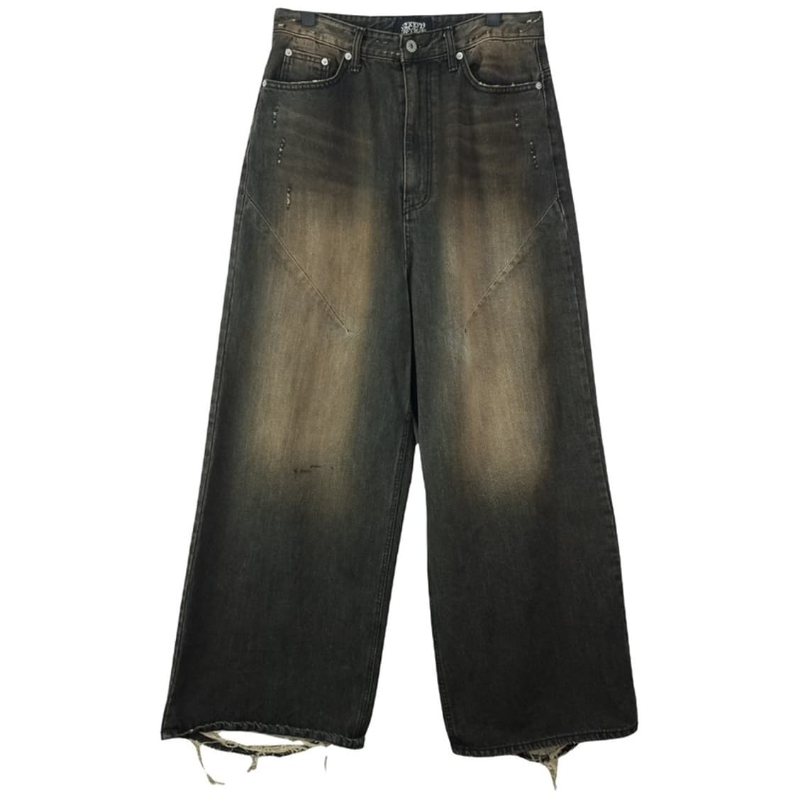 [선데이오프클럽] 23 F/W 오일 워시드 와이드 레그 데님 M20234 상품이미지2