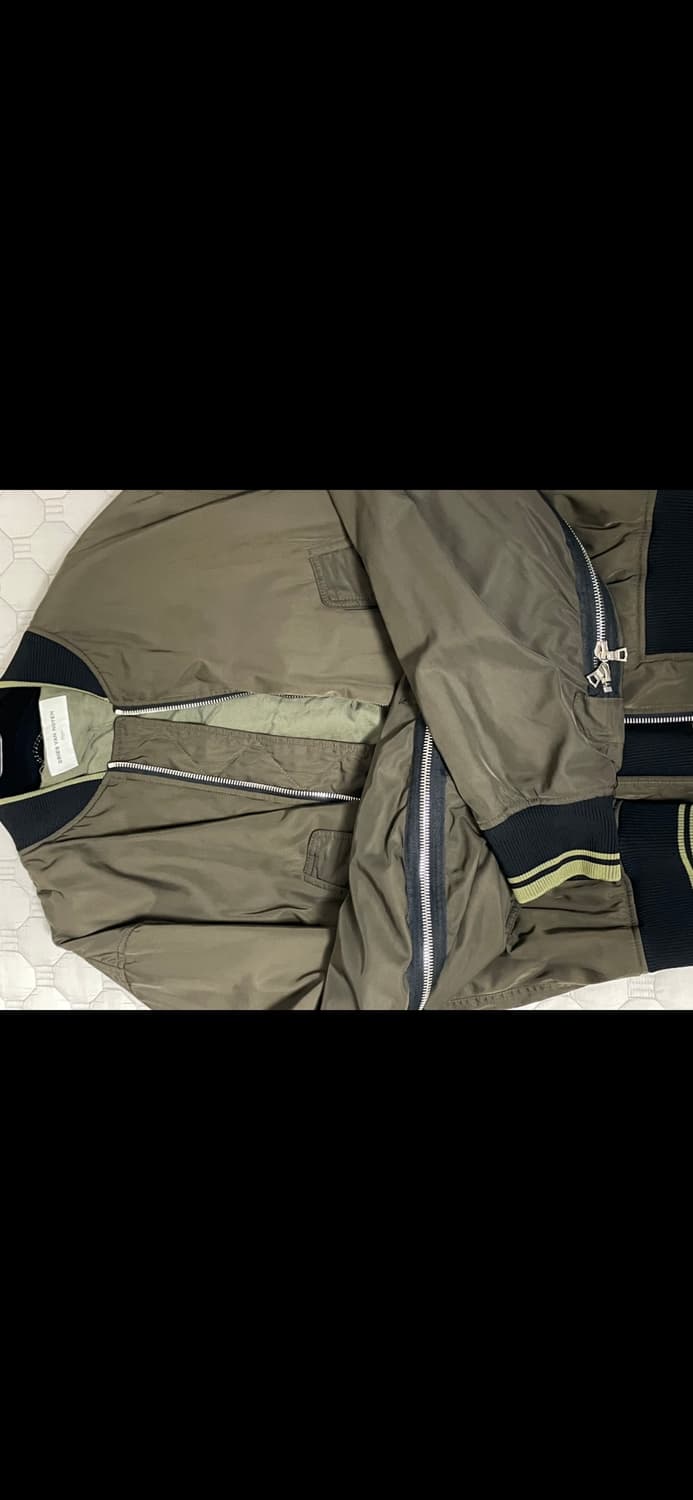 드리스 반 노튼 지퍼봄버 올리브카키 라지 상품이미지1