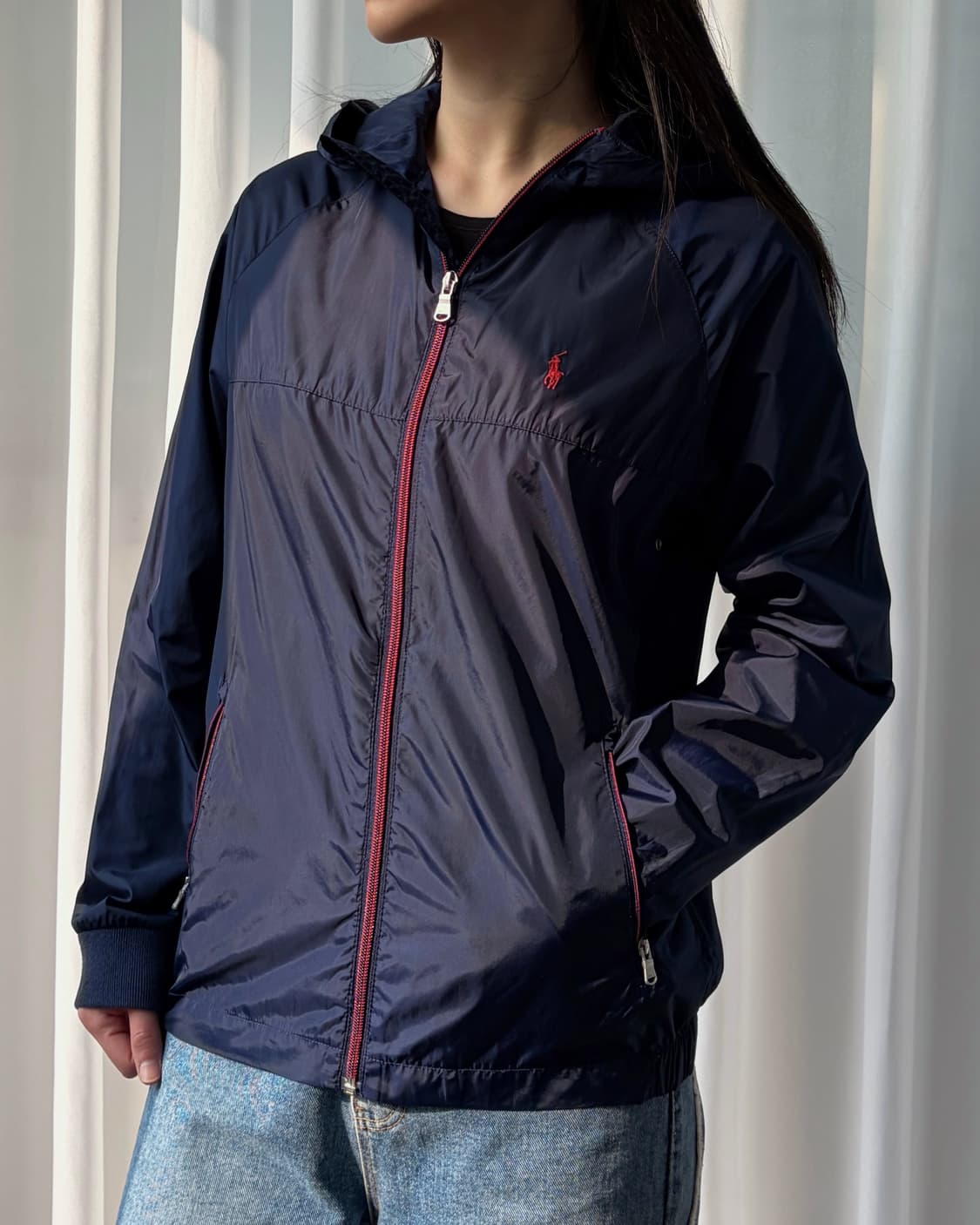 [S]폴로 랄프로렌 네이비 후드 바람막이 상품이미지2