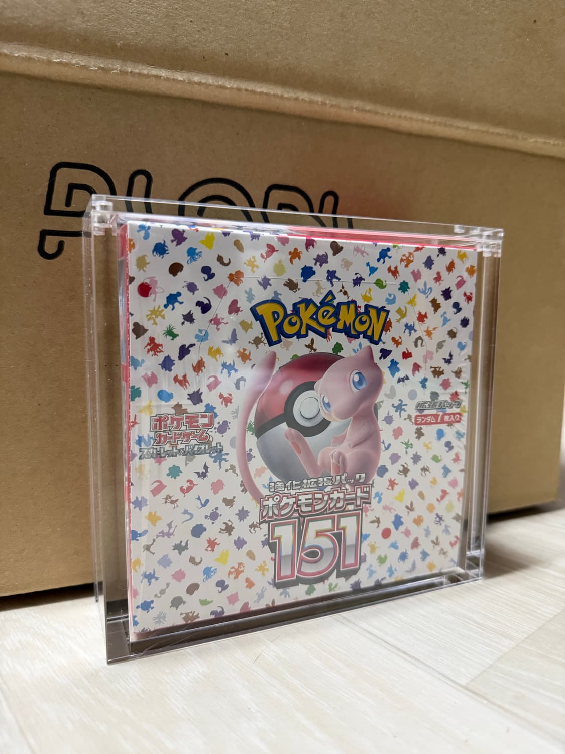 포켓몬카드 151 박스 일판 미개봉+아크릴 케이스 상품이미지1
