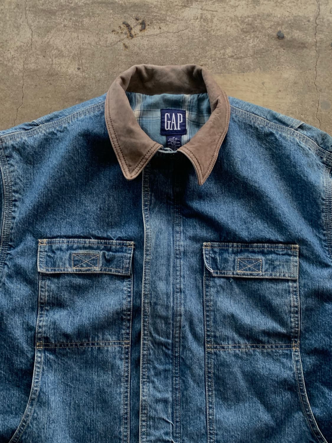 올드 갭 데님 워크 코트 상품이미지2