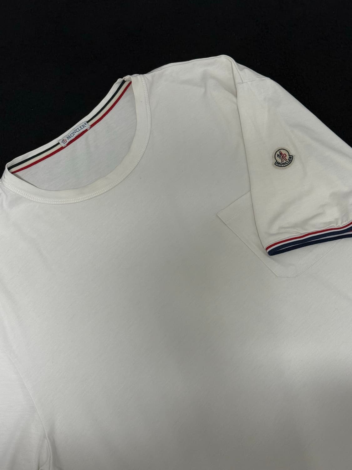 MONCLER 몽클레어 패치 로고 반팔 XL 상품이미지1