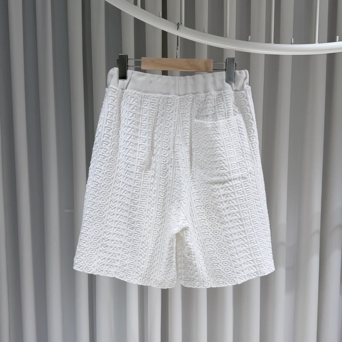 (S/S,46) / 펜디 X 마크 제이콥스 파일 폴로 반팔  화이트 셋업 상품이미지6