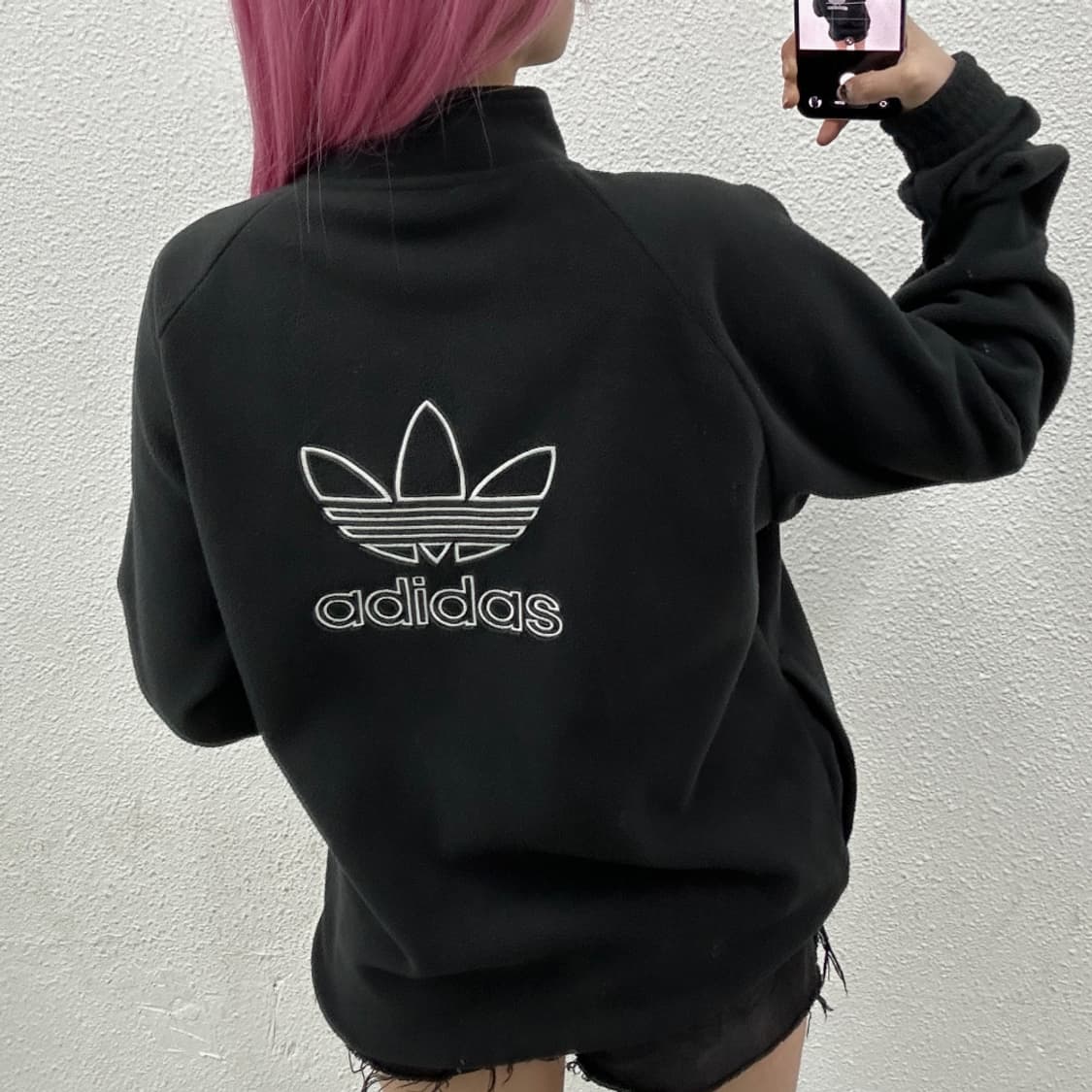 아디다스 블랙 후리스 집업 M 상품이미지2