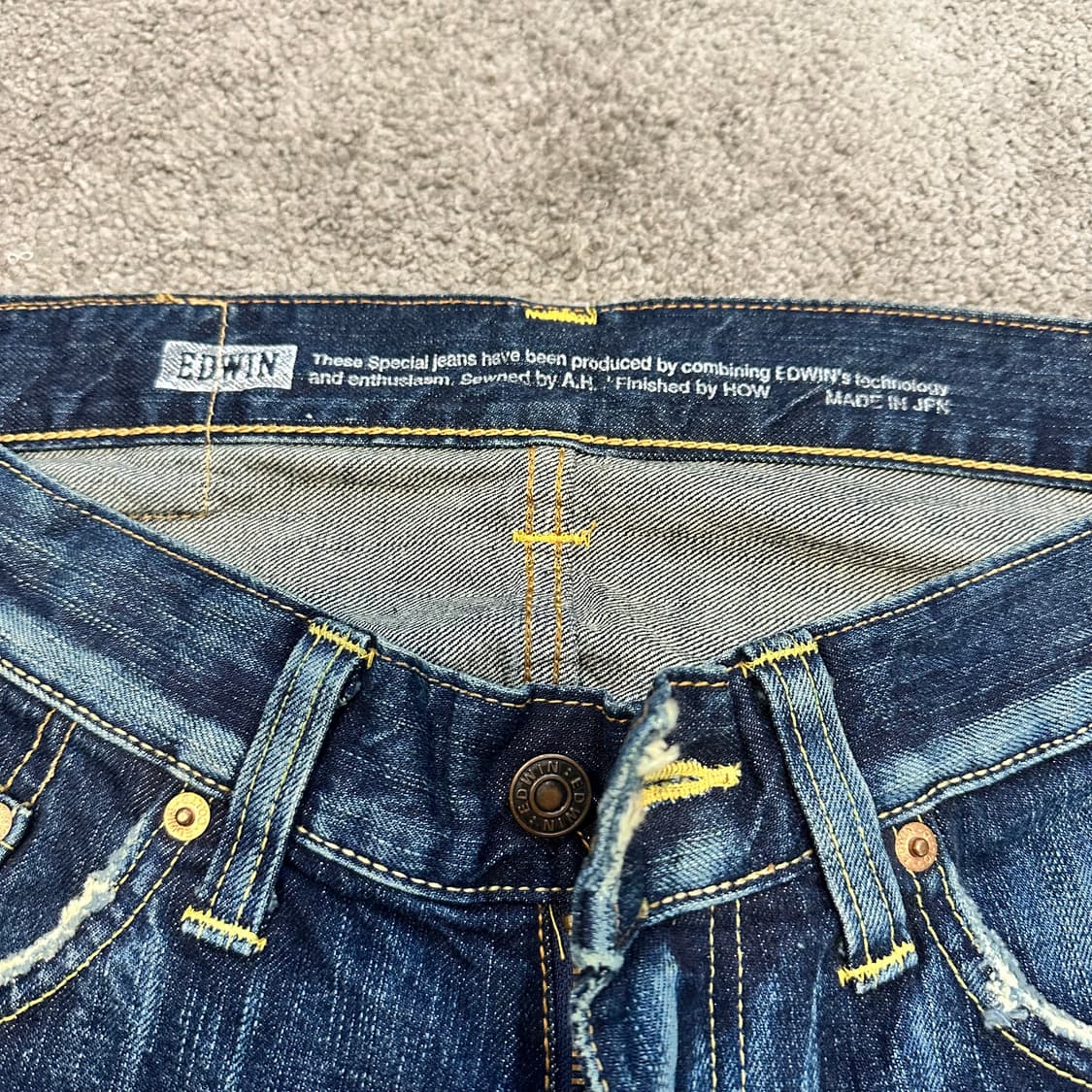 에드윈503 레귤러 스트레이트 페이드 데님 팬츠(30) 상품이미지7