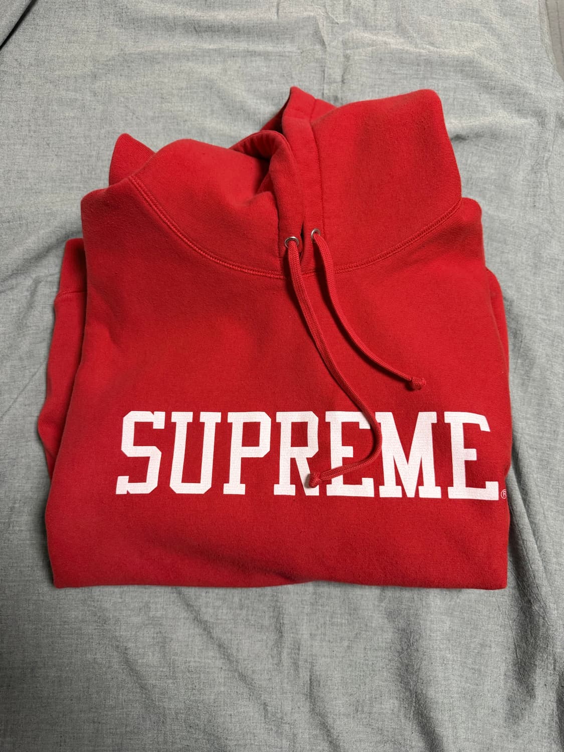 [XL] 슈프림 바시티 후드 레드 상품이미지7