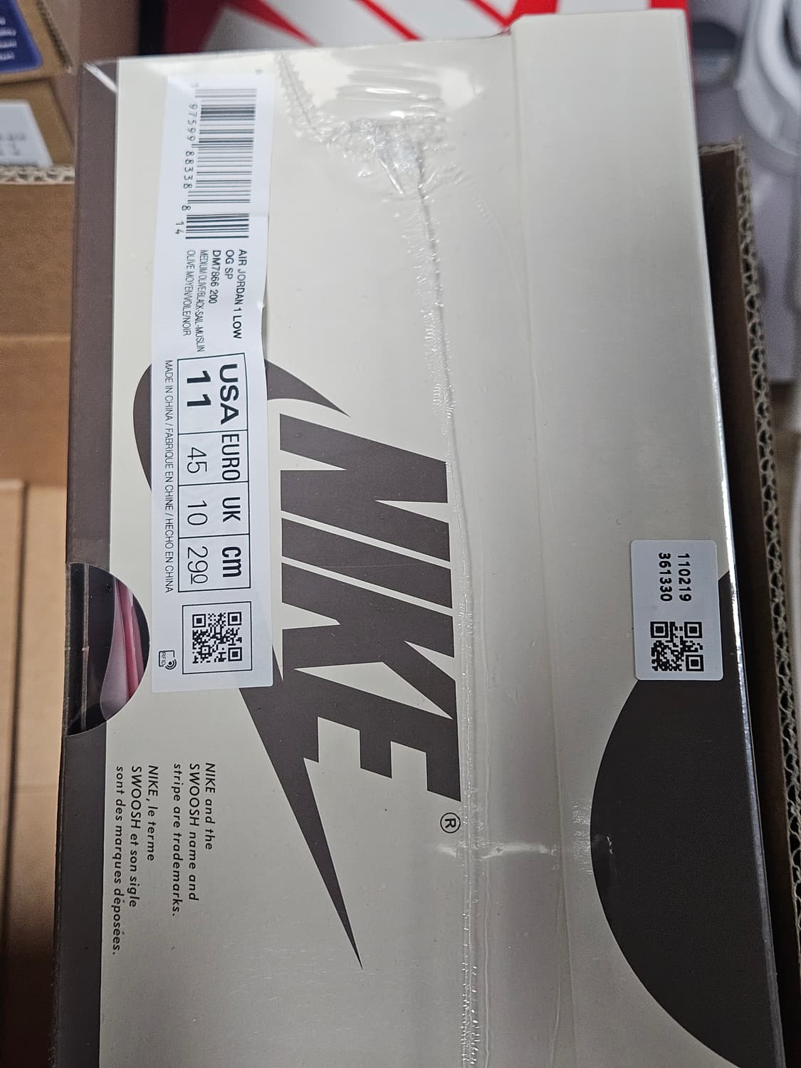 나이키 조던1 트래비스 스캇 리버스 올리브 290 상품이미지1