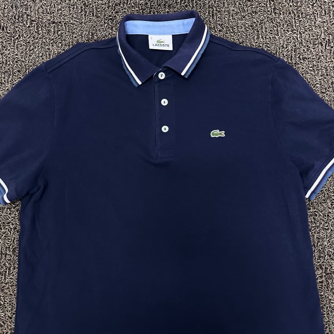 라코스테 카라티 반팔티셔츠 네이비 105(XL) 상품이미지2