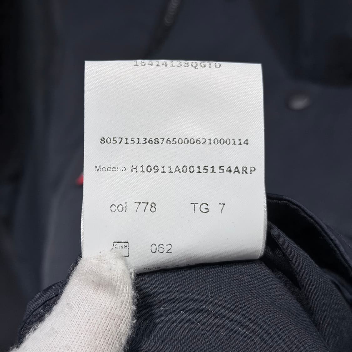 (A+/7) / 몽클레어 트라이컬러 악센트 오버셔츠 네이비 상품이미지9