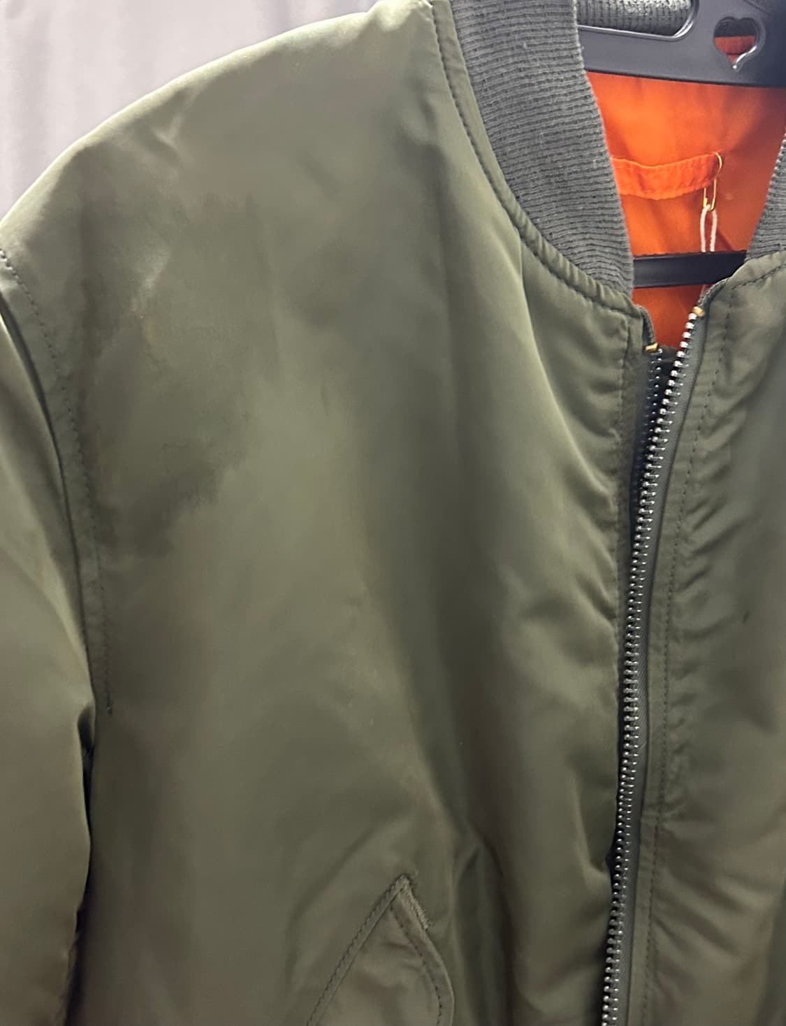 [L] 90s USA Made 알파인더스트리  MA-1 상품이미지5