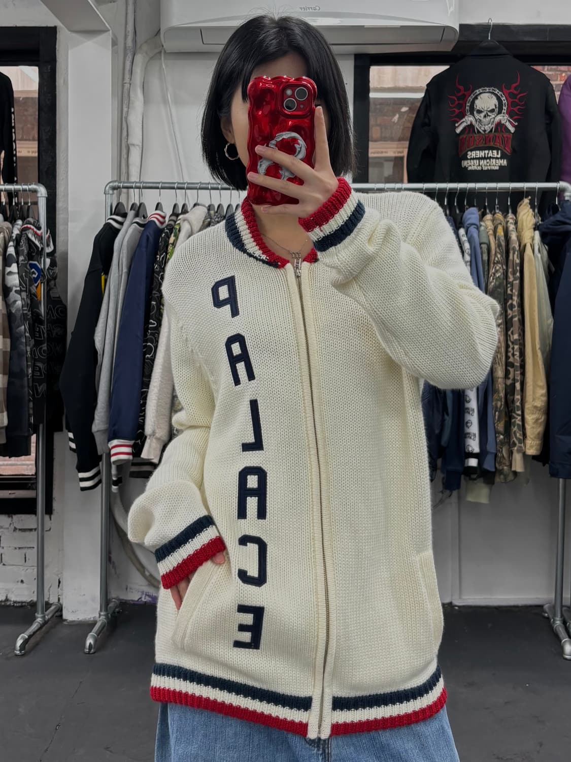 팔라스 버트 니트 집업 상품이미지4