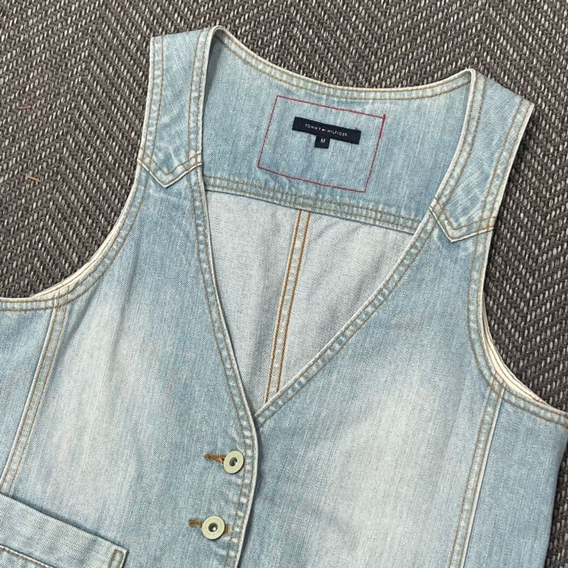 타미힐피거 데님 베스트 v0314 상품이미지3