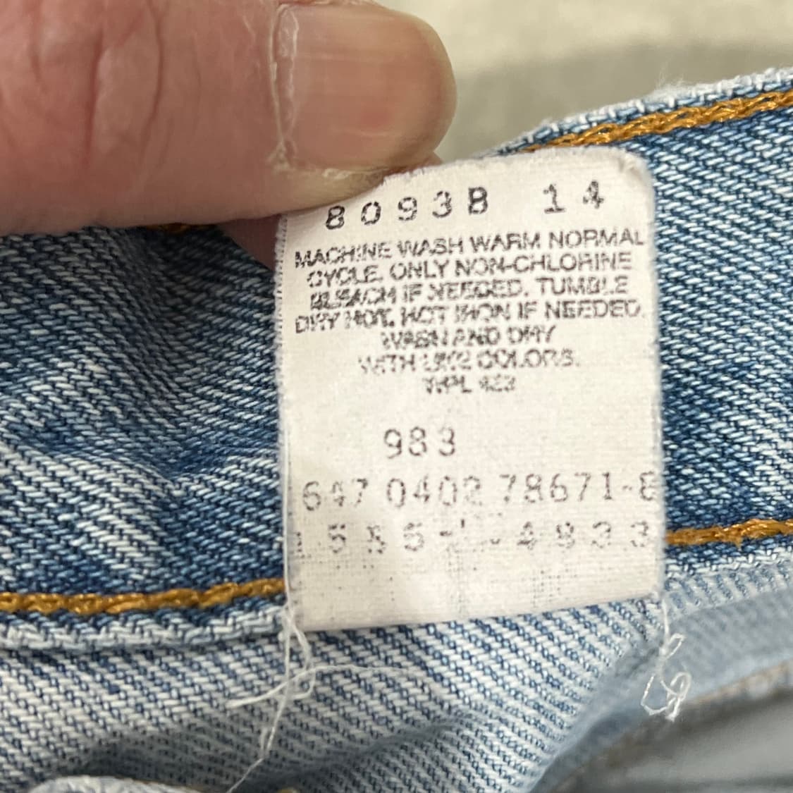 리바이스 550 데님팬츠 s10089 상품이미지9