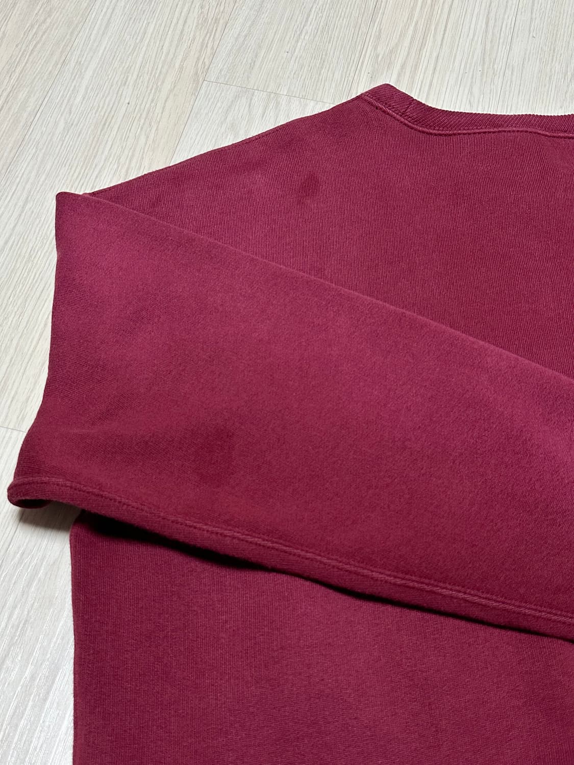 폴로 랄프로렌 신형 QR RL 로고 맨투맨 버건디 상품이미지4