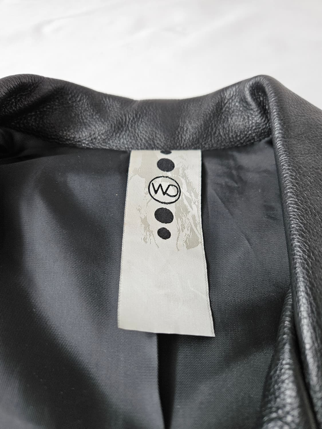 WO 일본 소가죽 리얼레더 라이더 바이커자켓 JP 여성 L 상품이미지2